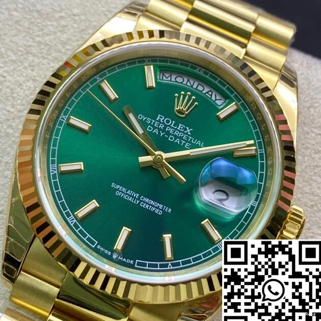 Date Green Factory Rolex Day 118238 EW Dial 1106